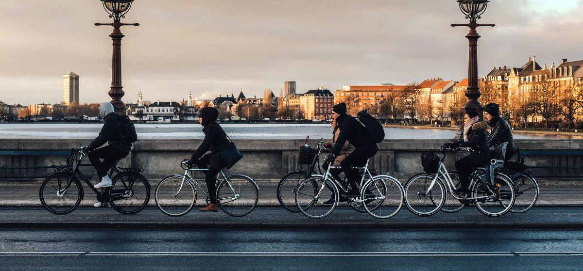 biking in Denmark